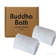 revitalizing buddha bath exfoliating washcloth - ultra soft for a luxurious cleanse logo