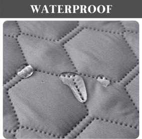 img 2 attached to 🐶 DEARTOWN Reversible Waterproof Dog Bed Cover, 100% Pet Blanket for Furniture, Couch, and Bed