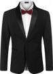 🎩 elegant coofandy men's tuxedo jacket: perfect for weddings, dinners, proms, and parties! logo
