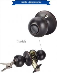img 3 attached to 6-Pack Venetian Bronze Keyed Entry Knob Lock For Exterior Doors - Model 5763-ORB-ET