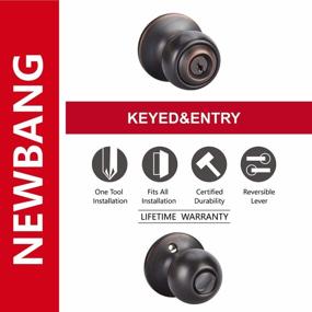 img 1 attached to 6-Pack Venetian Bronze Keyed Entry Knob Lock For Exterior Doors - Model 5763-ORB-ET