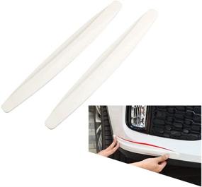 img 4 attached to Ygapuzi Car Front Rear Bumper Protector Corner Guard Anti-Collision Rubber Strips Scratch-Resistant Trim Cover For Cars SUV Pickup Trucks Exterior Accessories