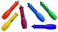 edushape 6-piece bath crayons, 8 inches logo