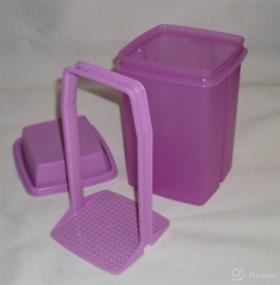 img 2 attached to Tupperware Large Square Pick-a-Deli Container - Lavender Purple