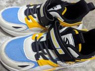 img 1 attached to HOBIBEAR Kids Sneakers: Lightweight, Breathable Running Shoes For Boys & Girls With Hook And Loop Closure (Toddler/Little Kid/Big Kid) review by Todd Gill