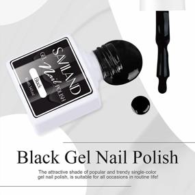 img 3 attached to Get A Flawless Look With SAVILAND'S Long-Lasting Black Gel Nail Polish - Ultimate Beauty Treatment For Your Nails!