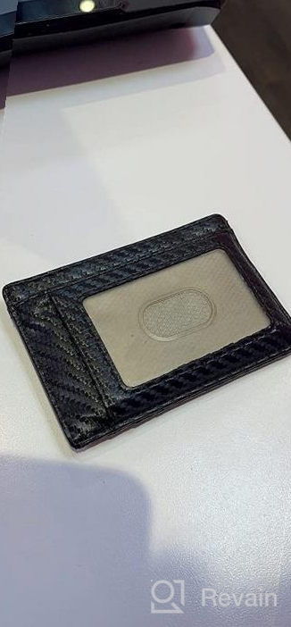 img 1 attached to Slim Wallet For Men - BULLIANT Skinny Minimal Thin Front Pocket Card Holder With Gift-Boxed 7Cards 3.15"X4.5 review by Todd Hauff