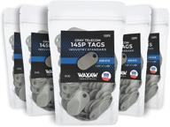industrial grade fiber p-tags for cable management - 145p telecom (100 tags/pack), non-conductive labels for optimum safety, made in usa (5 pack) logo