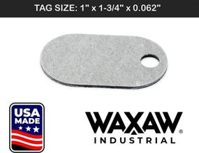 img 3 attached to Industrial Grade Fiber P-Tags For Cable Management - 145P Telecom (100 Tags/Pack), Non-Conductive Labels For Optimum Safety, Made In USA (5 Pack)
