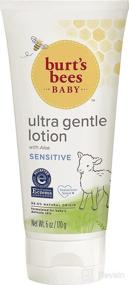 img 3 attached to 🧴 Burt's Bees Baby Ultra Gentle Lotion for Sensitive Skin - 6 Ounces - Pack of 3: Soothing Care for Delicate Skin