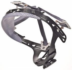 img 1 attached to Small V-Gard Helmet Suspension - MSA 10148706 Fas-Trac III Replacement With 4-Point Attachment, Cap-Style Hard Hat Accessory, Adjustable And Durable Components
