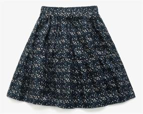 img 1 attached to SOLOCOTE Summer Floral Casual Elastic Girls' Clothing via Skirts & Skorts