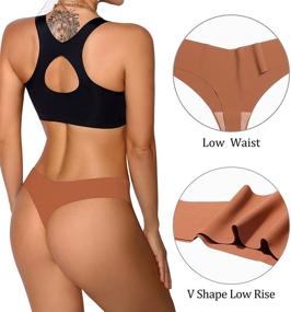 img 3 attached to 🩲 SHARICCA Comfy Seamless Underwear for Women - Invisible Lingerie, Sleepwear & Lounge Clothing