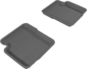 img 4 attached to Custom Fit All-Weather Floor Mat for Fiat 500 - 3D MAXpider Kagu Rubber (Gray)