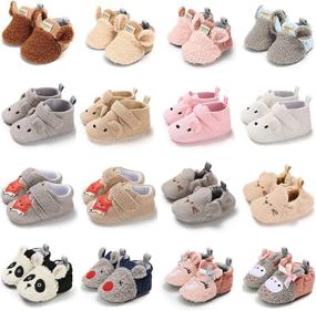 img 3 attached to 👶 Adorable BENHERO Cartoon Slippers: Perfect Prewalker Moccasins for Boys' Shoes!