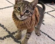 img 1 attached to Cozy Up Your Feline Friend With Our Turtleneck Cat Sweater – Perfect For Kitty, Chihuahua, Teddy, Poodle, Pug And Small Dogs! review by Daveon Jumps