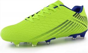 img 4 attached to Hawkwell Soccer Cleats For Youth And Men | Firm Ground Outdoor Performance
