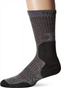 img 3 attached to Step Up Your Outdoor Adventures With Thorlos Men'S OFXU Max Cushion Crew Socks