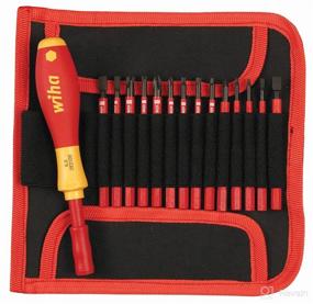 img 4 attached to 🔧 Wiha 28390 Insulated SlimLine Interchangeable Set: Handle with Pouch, 15-Piece