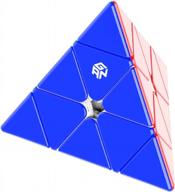 experience lightning fast solving with gan pyraminx 60x magnets and advanced ges+ technology logo