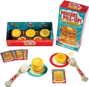 img 4 attached to Pancake Pile-Up: настольная игра Sequence Relay для детей от 4 лет от Educational Insights — веселая семейная игра для 2–4 игроков