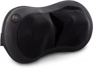 trumedic shiatsu pillow massager - ideal massage pillow for stiff back, neck, shoulders, and calves - heated massaging pillow for pain relief and muscle relaxation, is-1000 logo