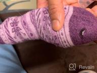 img 1 attached to 6 Pairs Of Cozy Animal Wool Socks For Boys And Girls - FNOVCO Winter Warmth For Children review by Threlkeld Drauch