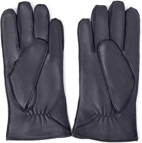 img 1 attached to YISEVEN Touchscreen Classical Sheepskin Motorcycle Men's Gloves & Mittens - Quality Accessories for Optimal Performance