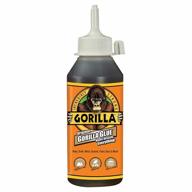 waterproof polyurethane glue, 8 ounce bottle, brown - gorilla original gorilla glue (pack of 1) logo