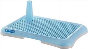 img 2 attached to AnRui Puppy Training Toilet Holder With Tray - Large Blue Pet Peed Pads For Indoor And Outdoor Use