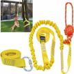 xiaz retractable dog toy, rope tug of war toys for small/medium dogs outdoor exercise play, extra durable & safe logo