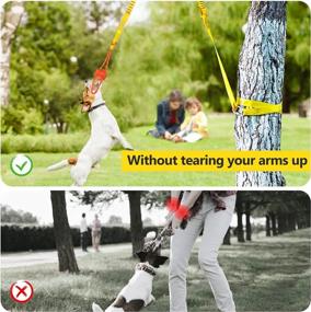 img 1 attached to XiaZ Retractable Dog Toy, Rope Tug Of War Toys For Small/Medium Dogs Outdoor Exercise Play, Extra Durable & Safe