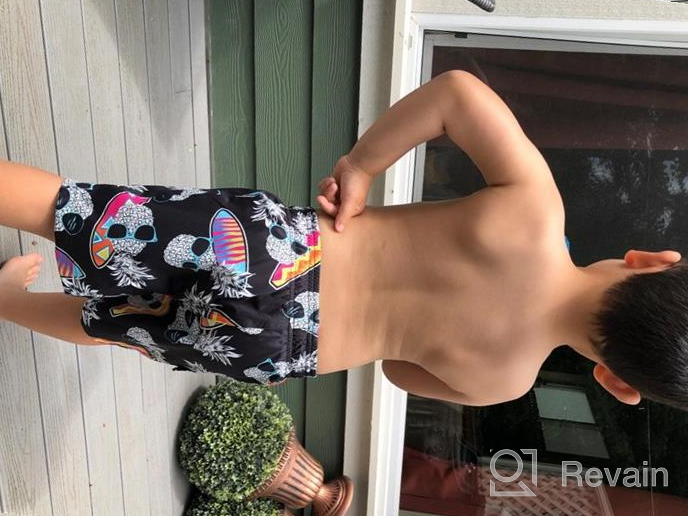 img 1 attached to Pineapple Print Medium Boys' Spotted 🍍 Zebra Shorts - Trendy Clothing for Kids review by Tyrell Hudson