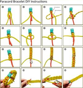 img 1 attached to DIY Paracord Bracelet Making Kit For Girls - 12 Colors Friendship Jewelry Set, Crafts Gifts For Teen Kids Age 8+