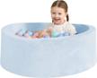 get the perfect gift for your little ones - trendbox 35 inch soft foam ball pits and ball pool for toddler playtime! logo