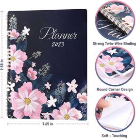 img 2 attached to 2023 Weekly & Monthly Planner - January To December 2023, 8" X 10" Size, Flexible Cover, Twin Wire Binding, Checkboxes And To-Do Lists, Ideal For Home Or Office Planning
