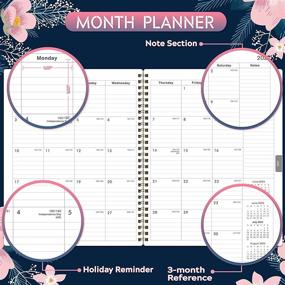img 1 attached to 2023 Weekly & Monthly Planner - January To December 2023, 8" X 10" Size, Flexible Cover, Twin Wire Binding, Checkboxes And To-Do Lists, Ideal For Home Or Office Planning