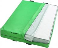 🛏️ reusable waterproof mattress bag for moving queen size with handles | zippered heavy duty storage bag logo