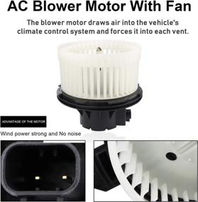 img 1 attached to HVAC Blower Motor: Replaces 52400424, 700089, 615-00579 | Suitable for Cadillac Escalade, Chevrolet Silverado, GMC Sierra, GMC Yukon | 2002-2006 & 1999-2002 Models