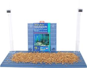 img 3 attached to 🐠 Ultimate Penn-Plax Clear-Free Under Gravel Aquarium Filter for 20-29 Gallon Tanks – Fresh and Saltwater Safe!