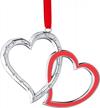 klikel's interlocking double heart ornament: perfect for your first christmas together! logo