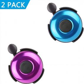 img 1 attached to REKATA Loud Bicycle Bell For Boys, Girls, And Adults - Aluminum Bike Bell For Better Sound And Safety