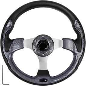 img 4 attached to 🏌️ Elevate Your Golfing Experience with MOTAFAR Universal Fit Golf Cart Steering Wheel: Ideal for Club Car, EZGO, Yamaha, Precedent Tempo, DS