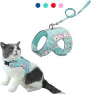 🐾 escape proof cat harness and leash set by feimax - holster style soft mesh vest, adjustable & reflective for small and medium cats, kittens, and kitties logo