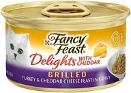 🍽️ fancy feast purina delights with cheddar: grilled turkey & cheddar cheese in gravy (12-pack, 3 oz cans) - exquisite feline gourmet treat logo