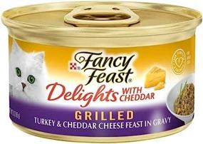 img 4 attached to 🍽️ Fancy Feast Purina Delights с Чеддером: Жареный индейка и чеддер в соусе (12 упаковок, банки по 3 унции) - изысканный гурманский угощение для кошек