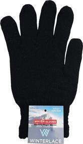 img 1 attached to Wholesale Brushed Interior Stretchy Assorted Men's Accessories ~ Gloves & Mittens