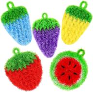 🍽️ 10-pack non-scratch double layered fruit dish scrubber – odor-free kitchen sponge for dishes, cookware, tubs, sinks logo