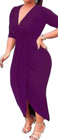 img 3 attached to AM CLOTHES Bodycon Dresses 2X Large Women's Clothing - Dresses