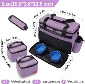 img 1 attached to Travel In Style With PUEIKAI'S Airline Approved Dog Travel Bag & Accessory Set